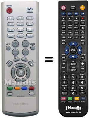 Replacement remote control Samsung DCB9401R Replacement remote control Samsung DCB9401R