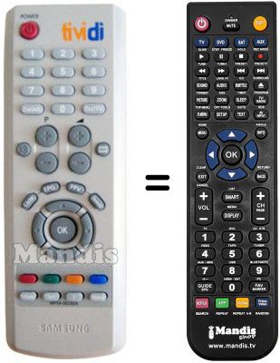 Replacement remote control Samsung DCB-B360G Replacement remote control Samsung DCB-B360G