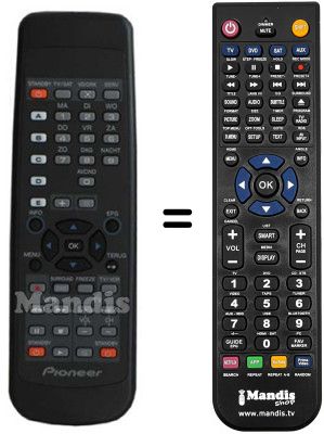 Replacement remote control Pioneer BXD1047