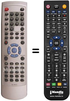 Replacement remote control Medion MD80120