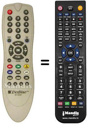 Replacement remote control NEXT WAVE CX6010