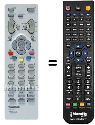 Replacement remote control Thomson DTH5000