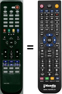 Replacement remote control WHV15807W