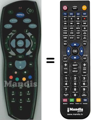 Replacement remote control WHV14366W