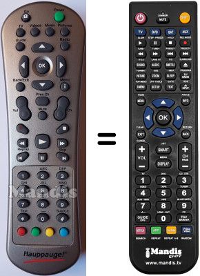 Replacement remote control WHV15463W