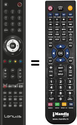 Replacement remote control WHV12410W