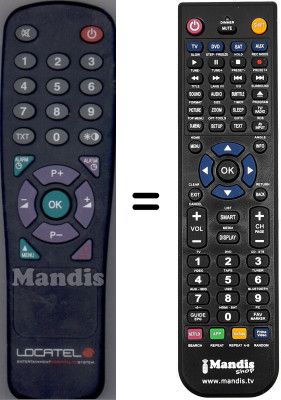 Replacement remote control WHV15753W