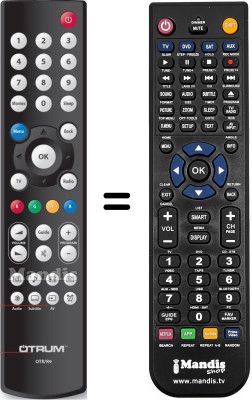 Replacement remote control WHV12485W