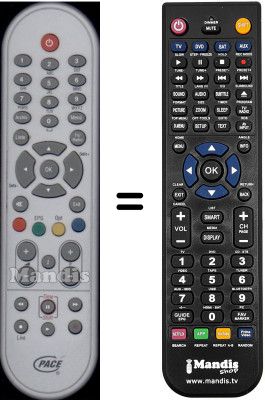 Replacement remote control WHV15777W