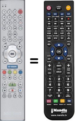 Replacement remote control WHV15296W