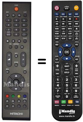 Replacement remote control HVS54792