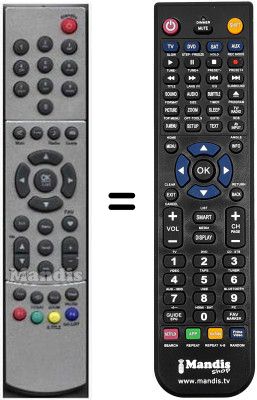 Replacement remote control HVS53365