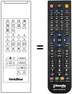Replacement remote control LG SEC2418