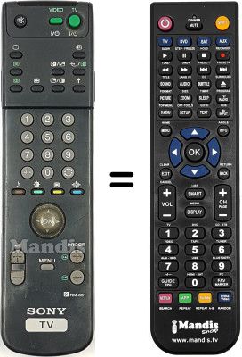 Replacement remote control Sony WHV7898