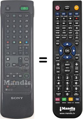 Replacement remote control Sony WHV7125