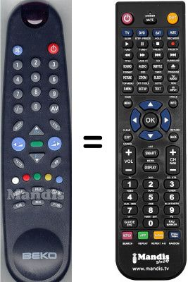 Replacement remote control WHV5372