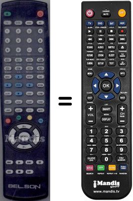 Replacement remote control WHV14720