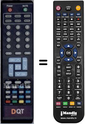 Replacement remote control WHV14436