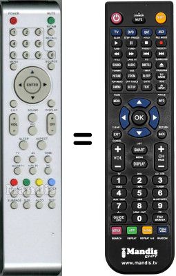Replacement remote control Opera SEC15991