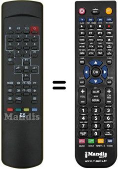 Replacement remote control SEC0546 Replacement remote control SEC0546