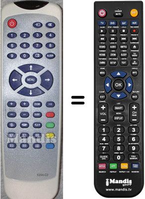 Replacement remote control WHV14048