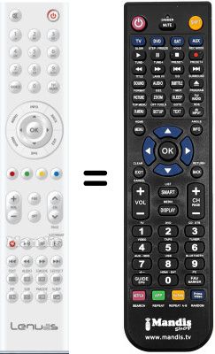 Replacement remote control WHV12412