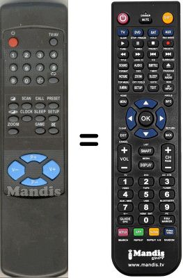 Replacement remote control WHV15646