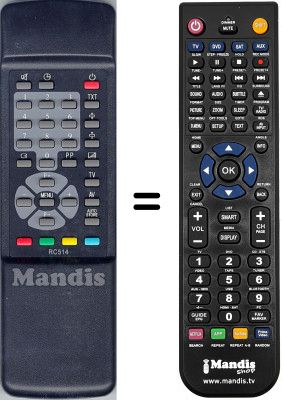 Replacement remote control WHV5182