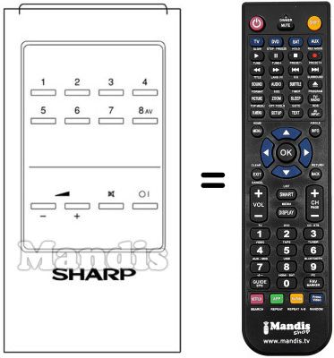 Replacement remote control SEC14177