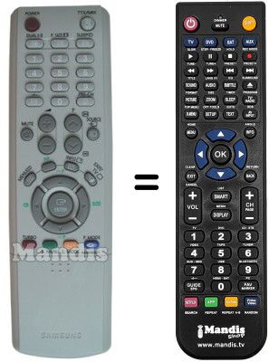 Replacement remote control SEC0607