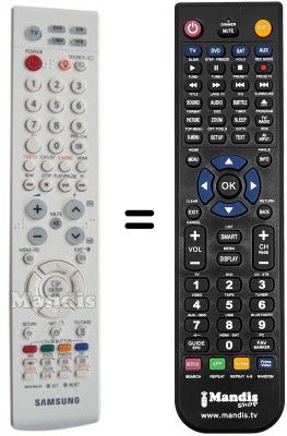 Replacement remote control Samsung SEC15154