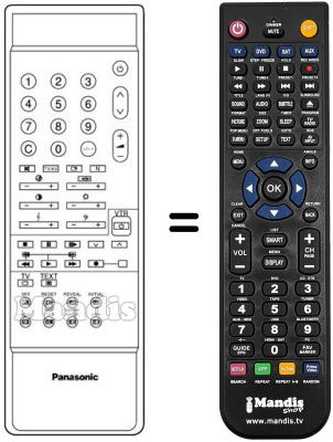 Replacement remote control SEC1507